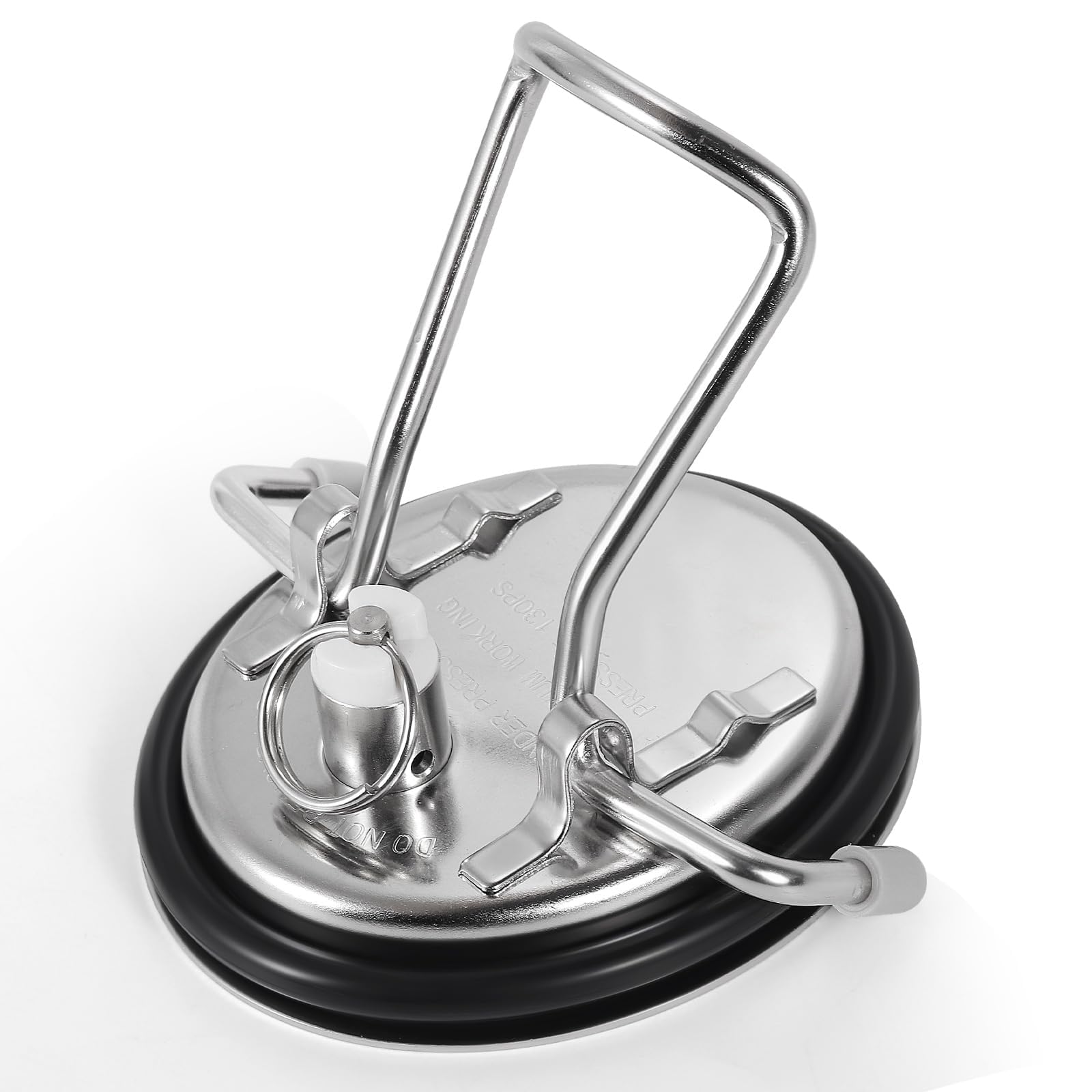 Photo 1 of IMAICTUU 304 Stainless Steel Cornelius Keg Lid with Pressure Release Valve and Sealing O-Ring?Corny Keg Beer Keg Replacement Lid for Home Brewing Keg