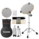 Donner Snare Drum Stand Set with Drum Practice