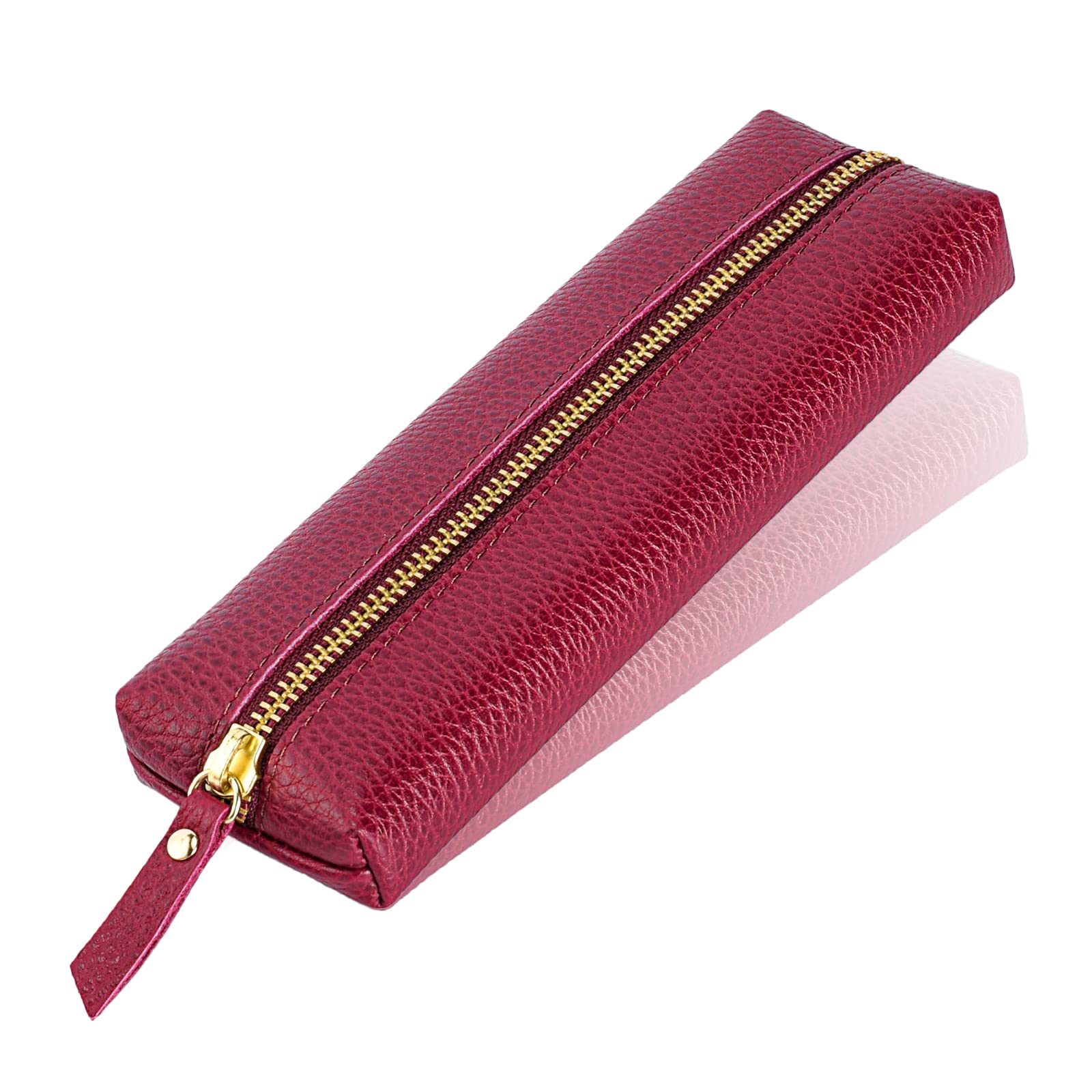 Photo 1 of Sluxa Purple soft pencil case,Pen organizer,Pencil case small, Slim pencil case.