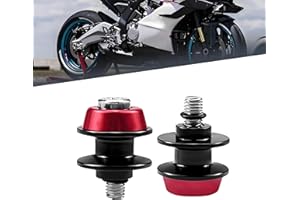 XIDAODIT Motorcycle Swing Arm Spools Sliders for CFMOTO 675SR-R 675SR 675SS 450MT 250SR 450SR 400GT 650GT 150NK 250NK 400NK 650NK 700CLX 650MT 800MT 700MT 800NK (Red)