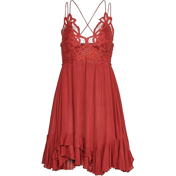 Free People Women's Adella Slip Dress, Dark Cherry, Red, M at Amazon  Women's Clothing store