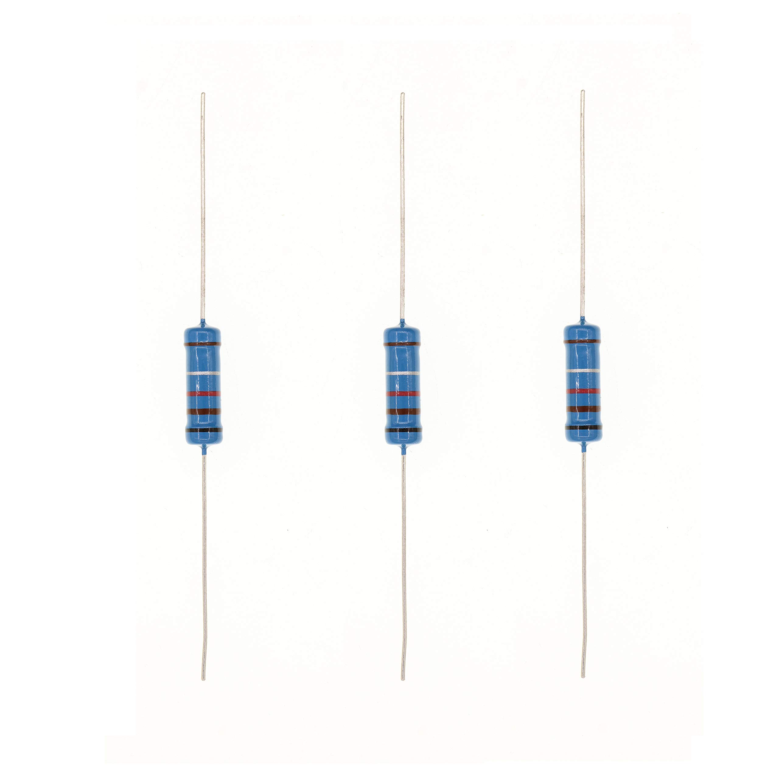 HUABAN 50PCS 2 Watts 2W 0R12 0.12 Ohm 1% Metal Film Resistor