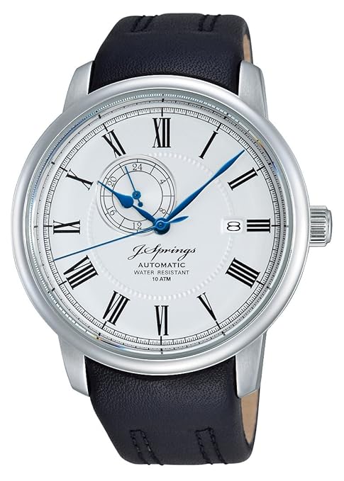 J. Springs Herren-Armbanduhr XL Classic Automatic Analog Automatik Leder BEG002