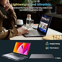 CHUWI HeroBook Plus Laptop 15.6'', 8GB RAM, 256GB