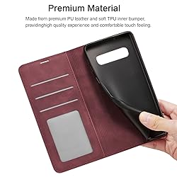 QLTYPRI Samsung Galaxy S10 Plus Case, Premium PU