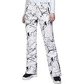 Outdoor Ventures Ski Pants Women Waterproof Insulated Snow Soft Shell Fleece Lined Snowboard Windproof with Boot Gaiters