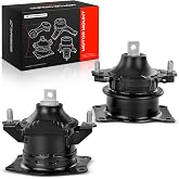 A-Premium Set of 2 Engine Motor Mount Kit Compatible with Acura | for TL 2004-2008 3.2L, TL 2007-2008 3.5L, RL 2005-2008 3.5L, Automatic Transmission, Front and Rear Side