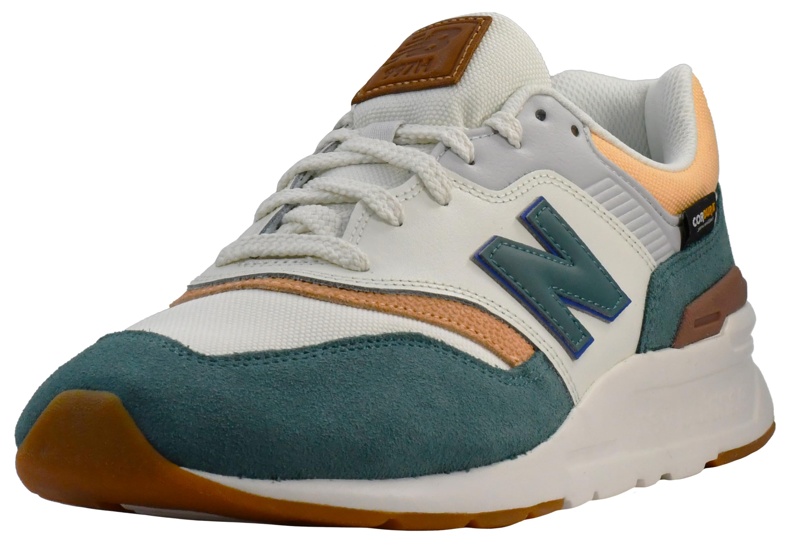 New Balance Men's 997H V1 Sneaker, Sea Salt/New Spruce/Team Royal, 16 M Image