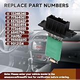Car Heater Blower Resistor 13248240 for Vauxhall Fiat Alfa view 2