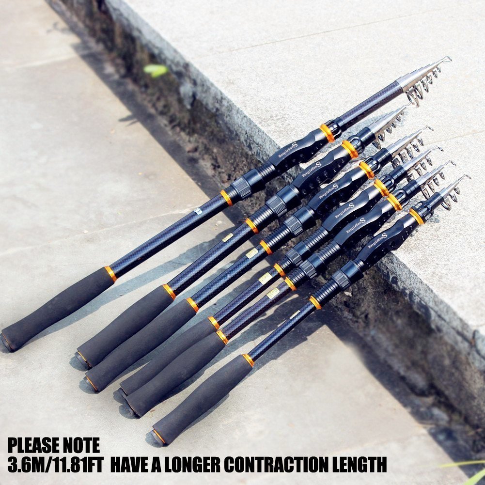 Sougayilang Fishing Rod Reel Combos, Collapsible Telescopic Fishing