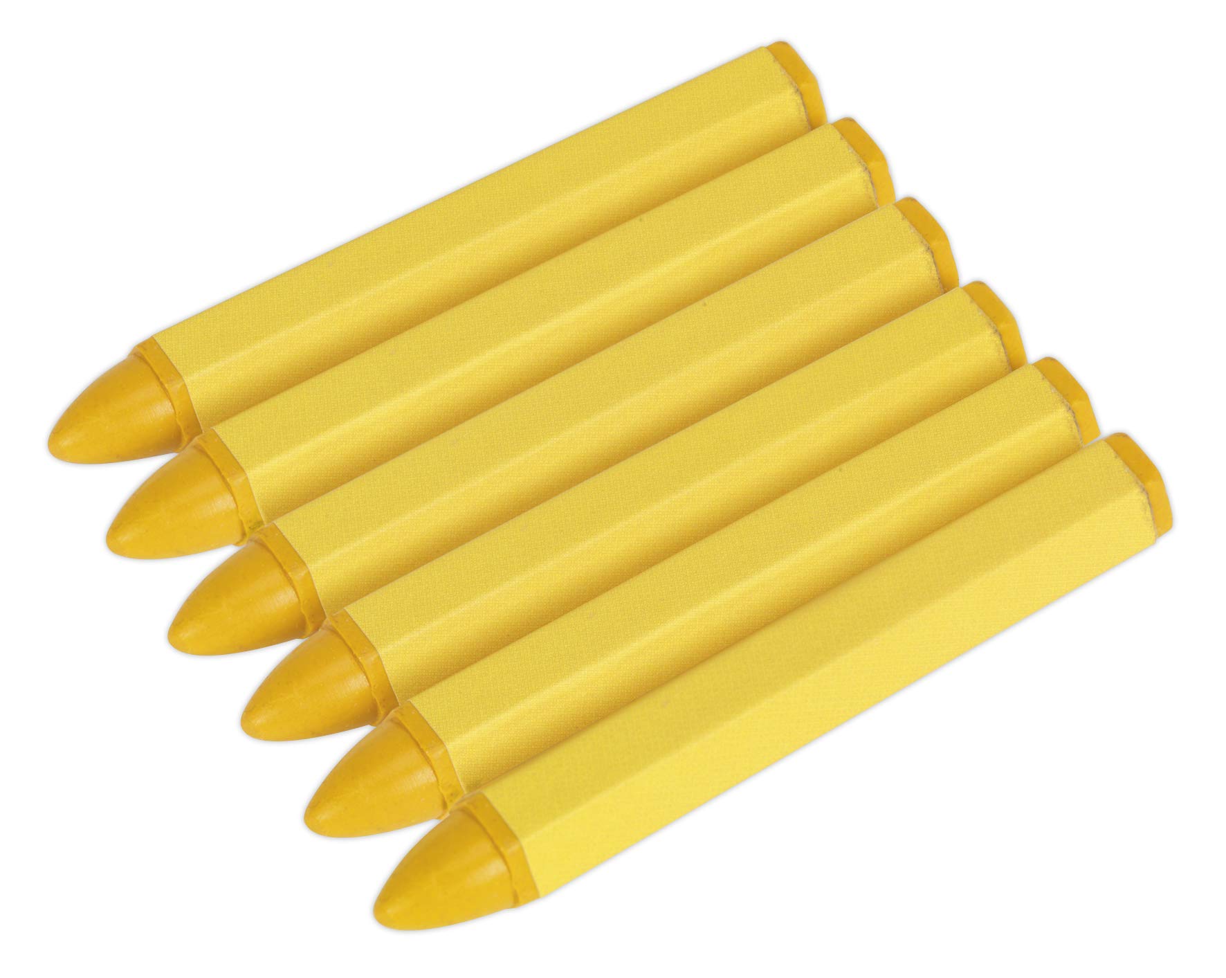 Sealey Tst14 Tyre Marking Crayon - Yellow Pack Of 6