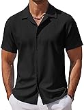 COOFANDY Mens Beach Essentials Short Sleeve Casual