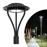 ADUB 100W LED Post Top Light with Photocell, ETL