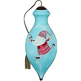 Precious Moments Gnome Much Fun Hand-Painted Blown Glass Ornament – Holiday Décor Keepsake – 7231138