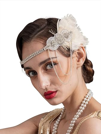 Women S Hair Accessories Vintage Great Gatsby 1920s Flapper