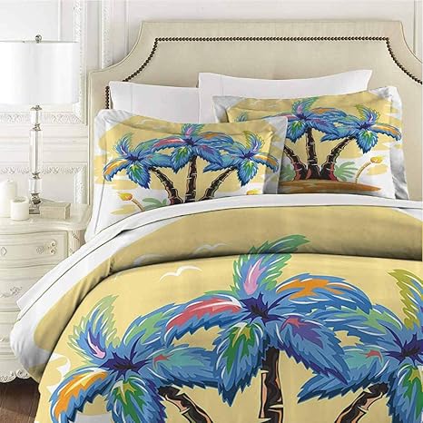 photo Palm Tree Bedding qiaoqiaolo palm tree decor bedding sets