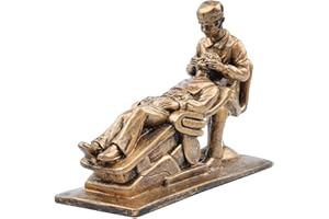 AIOCOID Dentist Gifts Dental Office Decorations Funny Tooth Art Decor Desk Room Dental Assistant Resin Accessories Ornaments(Copper)