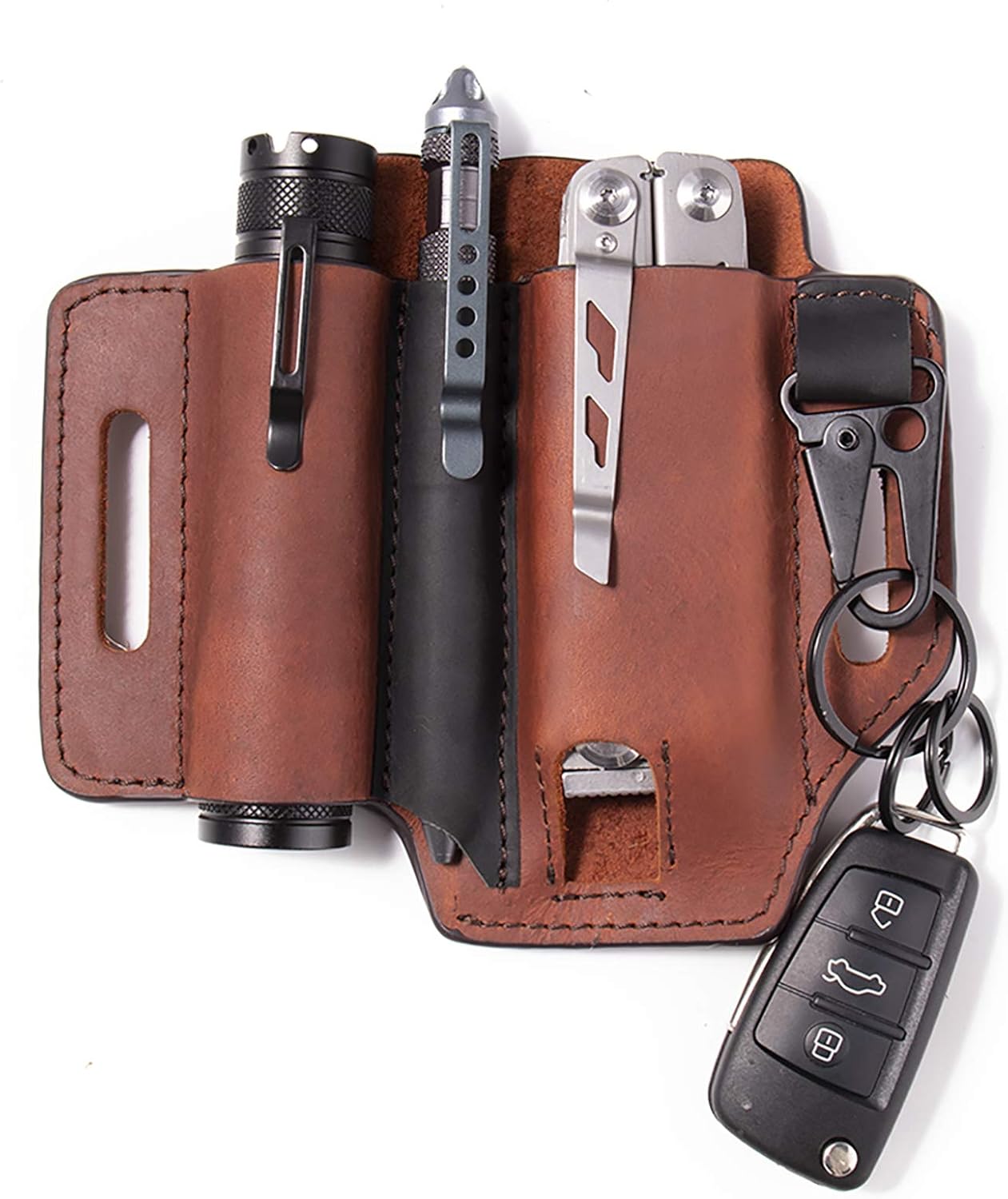 Gentlestache Multitool Sheath for Belt, Leatherman Sheath for Men