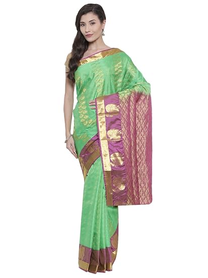 Dharmavaram Silk Saree - Classic Green - (CCMYSS7556)