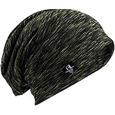 JESSE · RENA Men's Chic Striped Thin Baggy Slouch Summer Beanie Skull Cap Hat