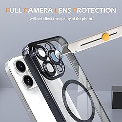IAIYOXI Magnetic Clear Case for iPhone 16 Pro Max