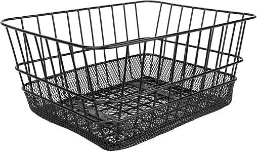 rear bike basket with lid