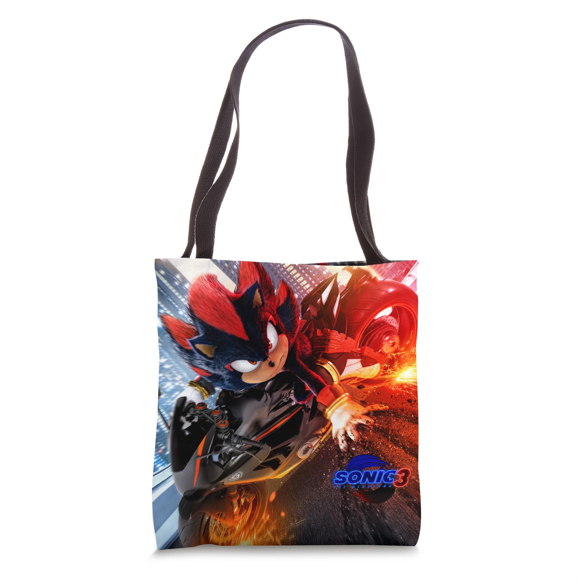Photo 1 of Sonic the Hedgehog 3 - Shadow Motorcycle Tote Bag
