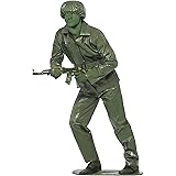 Amazon Com Orion Costumes Unisex Military Toy Army Man Soldier Fancy Dress Costume Gun Green Clothing Shoes Jewelry