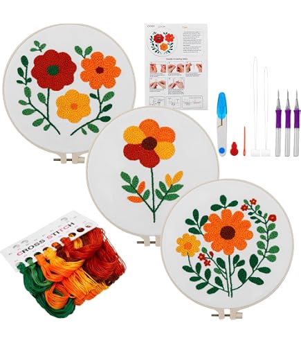 Punch Needle Kit Punch Needle Embroidery Starter Kits With Pattern For ...