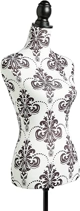 Beautify BTFY Mannequin Female Dressmaker Dummy UK Size 8/10 Damask view 5