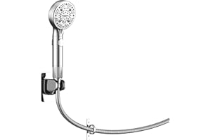 SEACITY RV Shower Head with Hose ，High Pressure 9 Mode Shower head with on off switch, Filtered shower head, Shower Head for RV/Campers, Travel Trailer, Motorhome for Water Saving（Chrome）