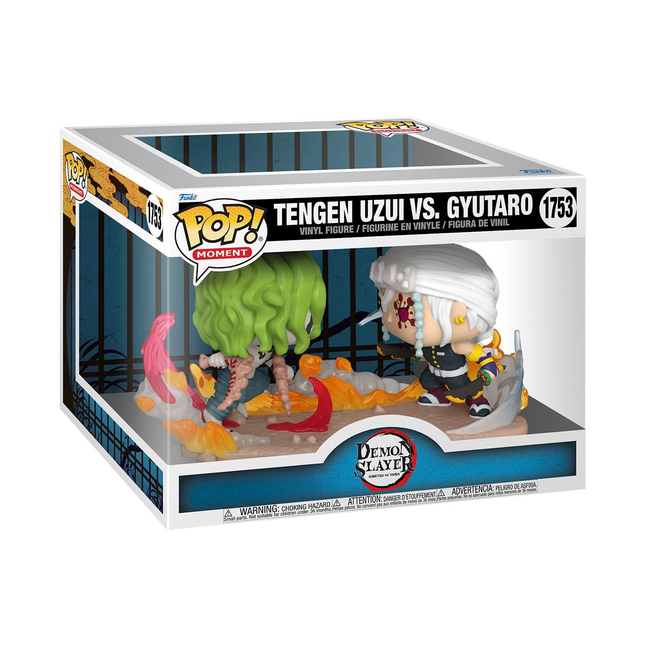 Photo 1 of Funko POP Moments: DS - Tengen Uzui Vs Gyutaro - Demon Slayer - Collectable Vinyl Figure - Gift Idea - Official Merchandise - for Kids & Adults - Anime Fans - Model Figure for Collectors and Display