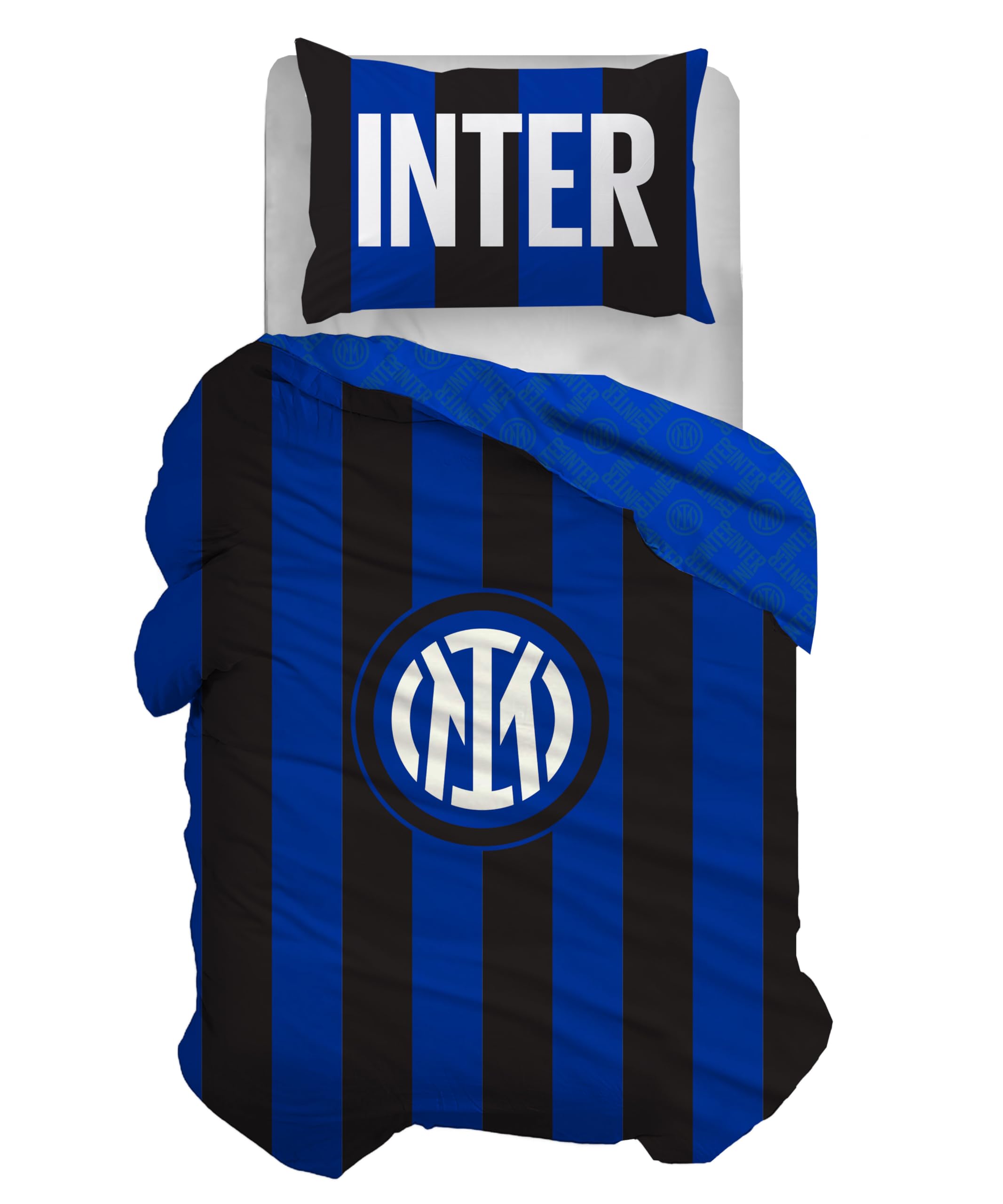 Inter F.C Single Duvet Cover Set | New Logo | Official Product