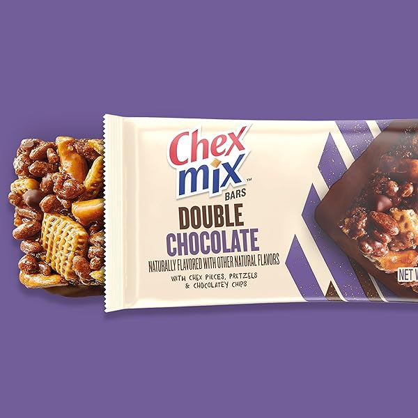 CHEX MIX TREAT BARS, DOUBLE CHOCOLATE, SNACK BARS, 6 CT