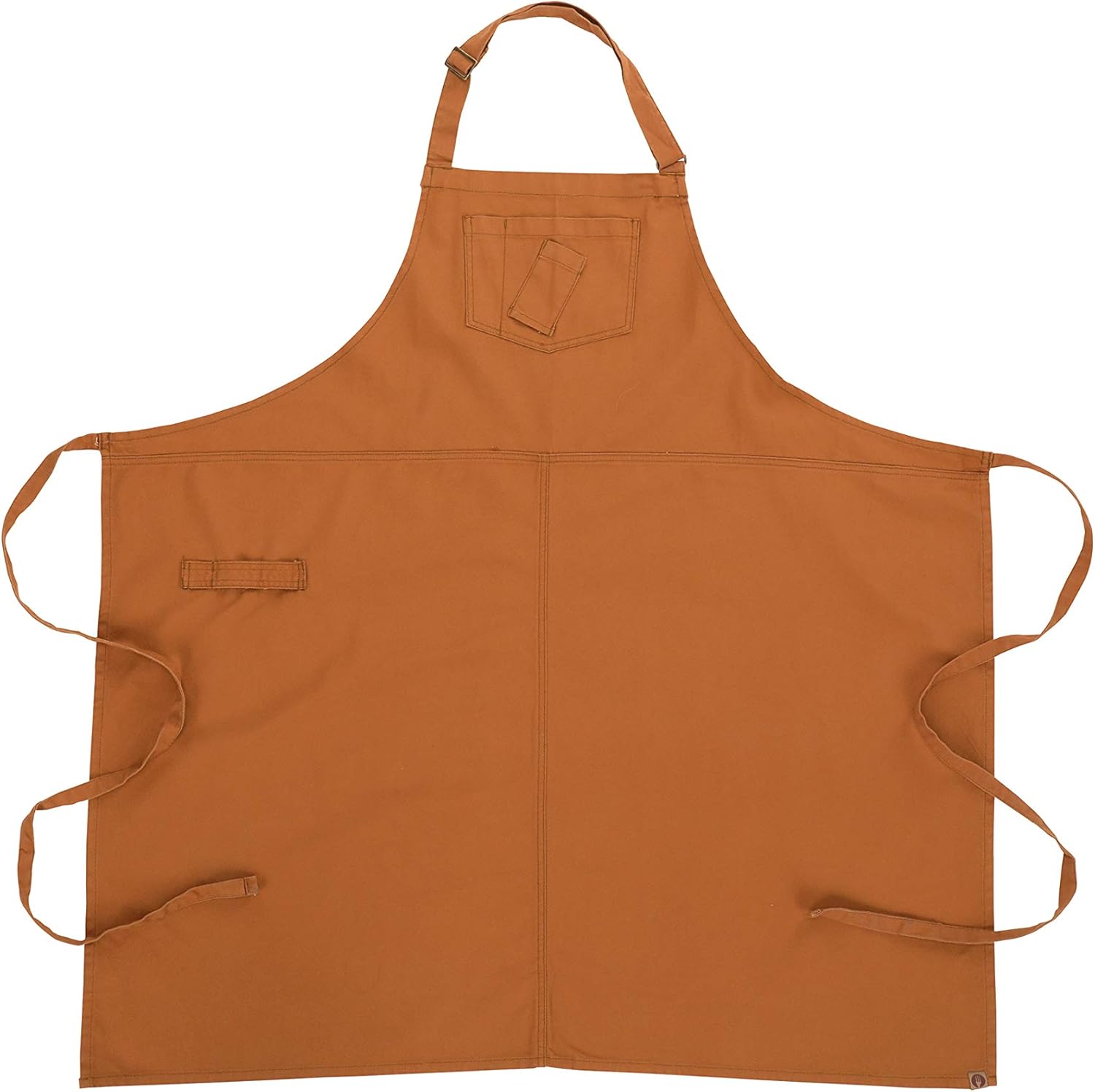 Chef Works Unisex Rockford Chefs Bib Apron, Nutmeg, 0: Clothing