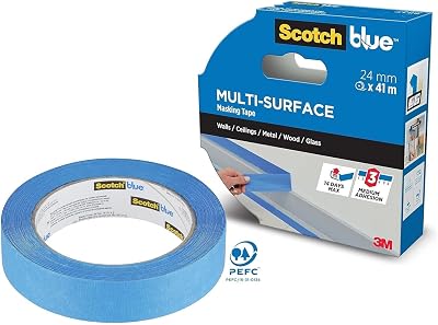 ScotchBlue Multi-Surface Tape 24mm x 41m 1 Roll Indoor Outdoor