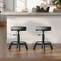 BOKKOLIK Industrial Bar Stools-Standard Height