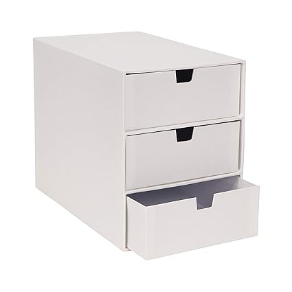 5 Drawer Small Desktop Organizer Office Storage Unit Holder