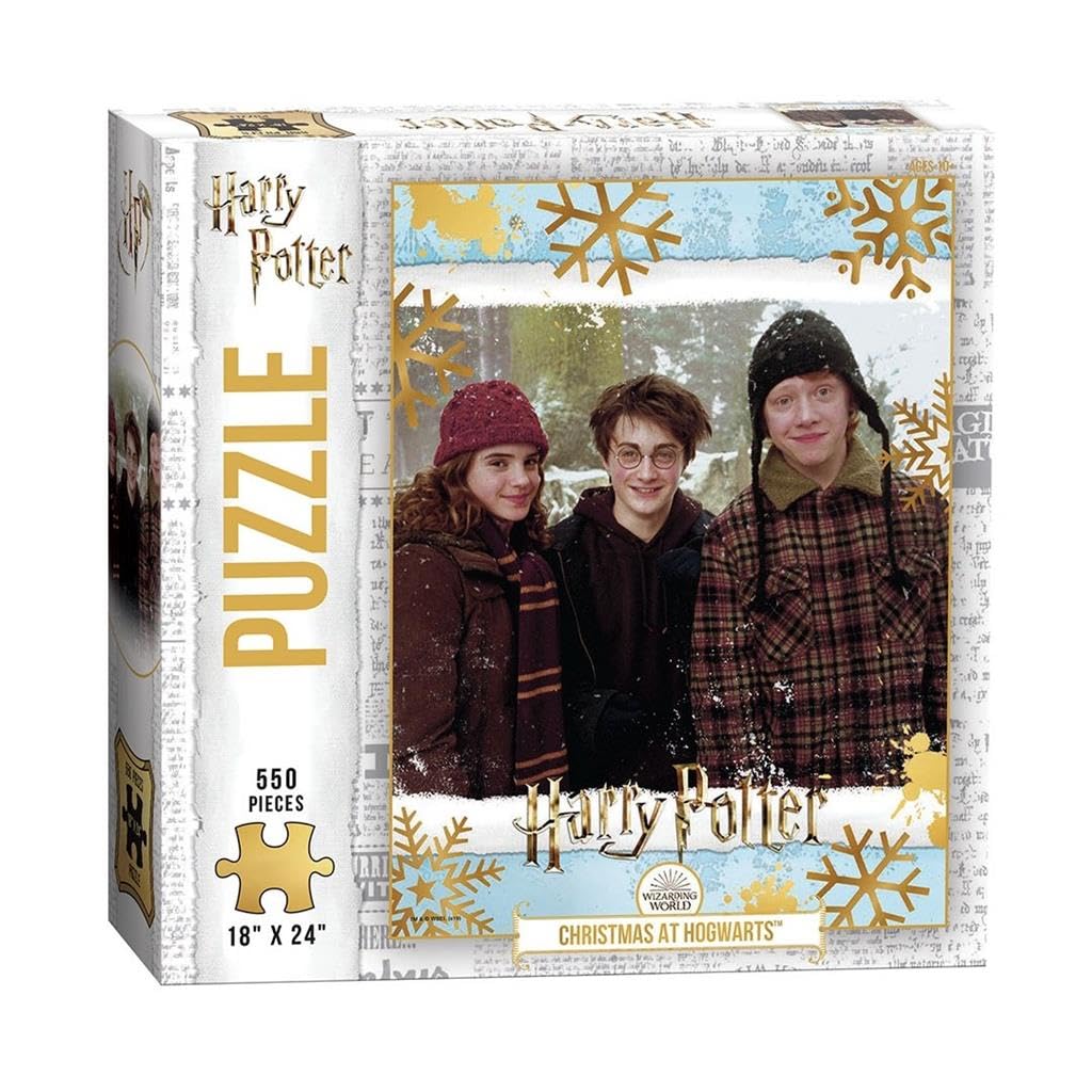 USAopoly USOPZ010686 Harry Potter Christmas at Hogwarts 550 Piece Puzzle, Various