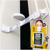 Door Buddy Child Proof Door Lock & Cat Door Stopper Adjustable Door Strap Latch view 1