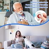 SINZUX Personal Alarm for Elderly 1 UK Receiver Waterproof Transmitter view 2