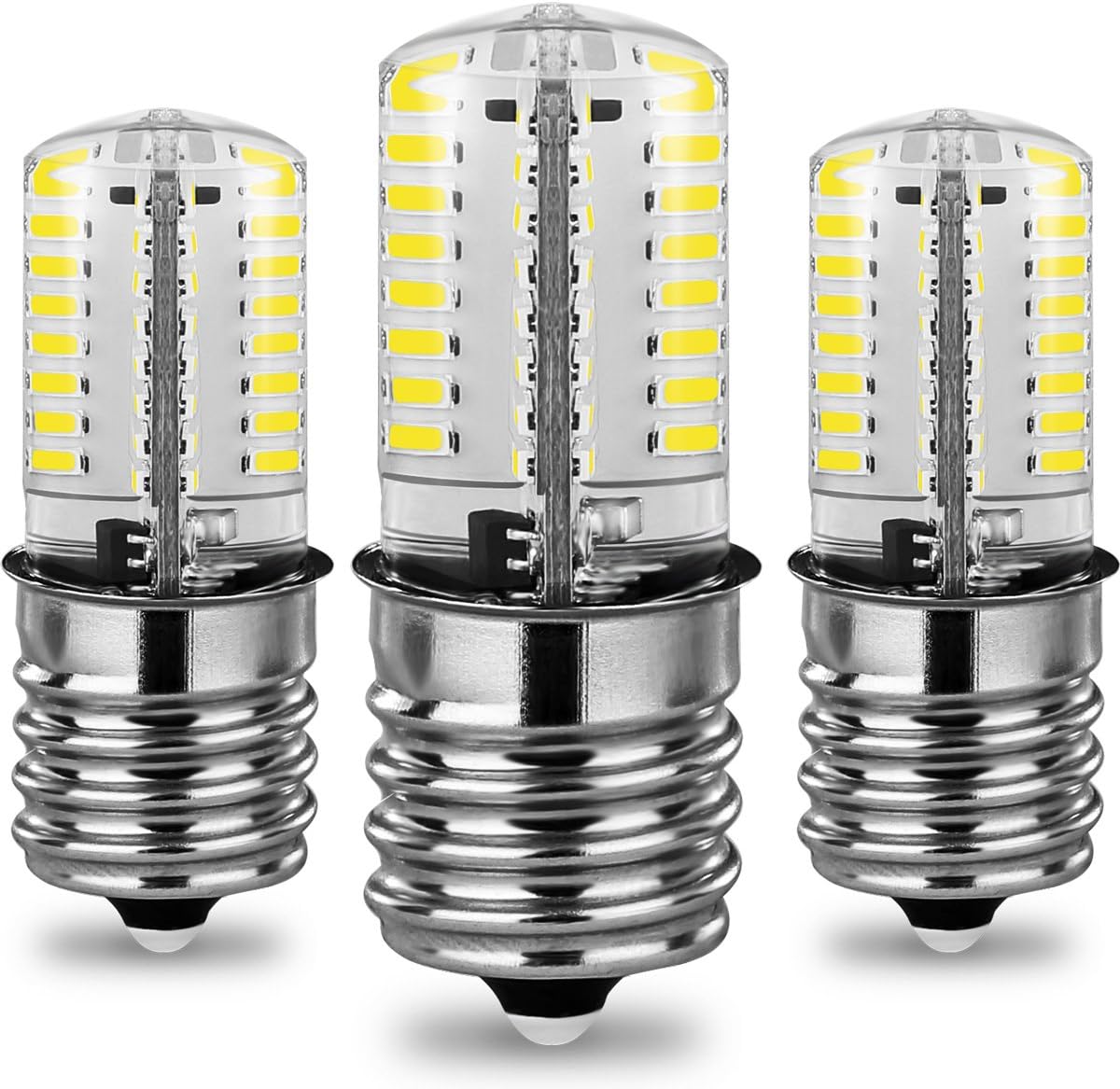 3Pack E17 Dimmable LED Bulb, 4W 6000K Daylight White, for Microwave