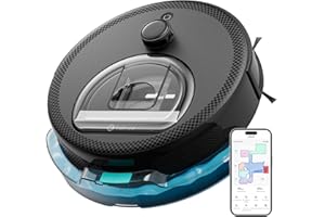Lefant Robot Vacuum and Mop, Upgraded LiDAR Navigation, 450ml Visible Dustbin, Strong Suction, Multi-Floor Mapping, Self-Charge, WiFi/Alexa/APP, Multi-Surface Cleaning, M330 Pro