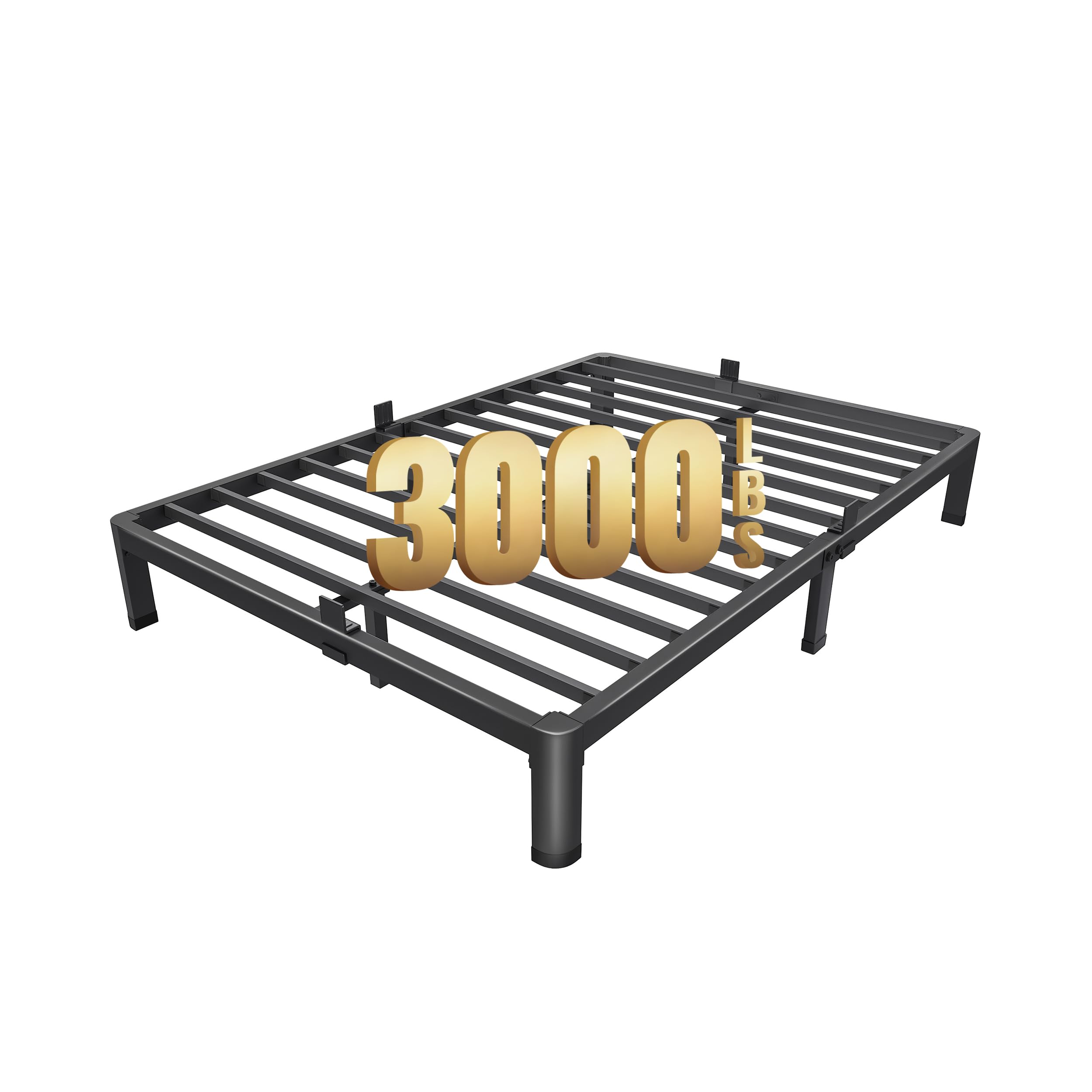 MAF 7 Inch Full Size Metal Platform Bed Frame with