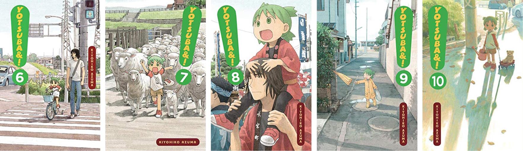 Yotsuba&! Manga 15-book Series Vol. 1-15 Set by Kiyohiko Azuma