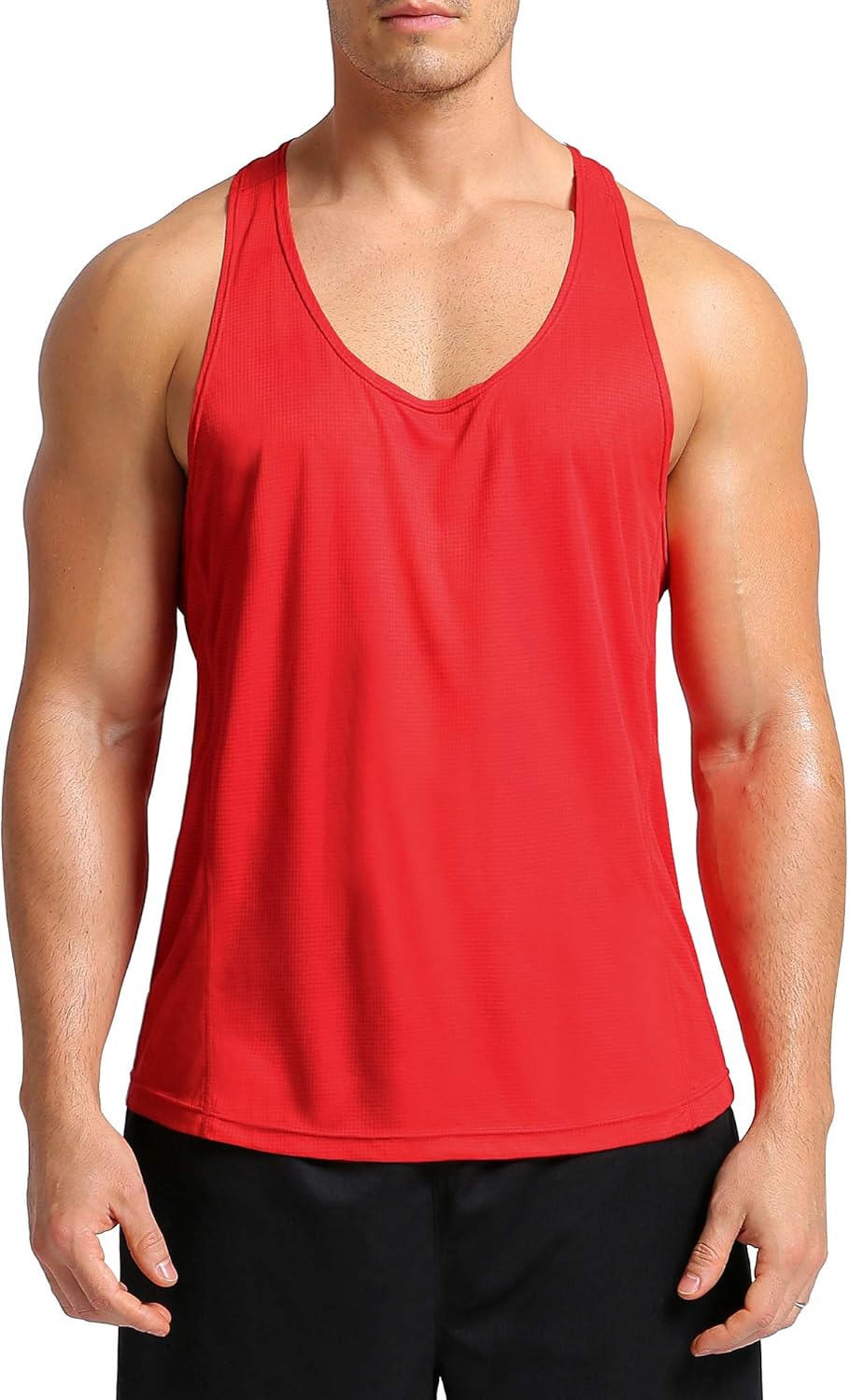 Neleus Men's Workout Muscle Tank Top Sleeveless Gym Shirt: Clothing