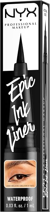 NYX Epic Ink Liner Black Waterproof Liquid Eyeliner 1 Stroke Pigment view 9