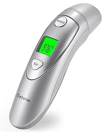 Metene Medical Forehead and Ear Thermometer,Infrared Digital Thermometer Suitable for Baby, Infant, Toddler and Adults with FDA and CE Approved