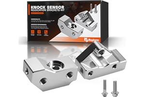 ROGIERRA Knock Sensor and Harness Relocation Bracket Kit Compatible with 1997-2007 GM Gen 3/III LS V8 Engines (LS1, LM7, LR4, LQ4, LS6, L59, LQ9, LM4, L33) - 551216-KN30