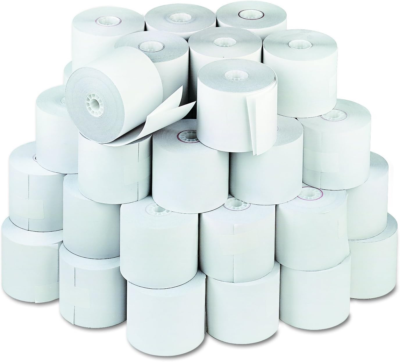 PM Company Carbonless Duplicate Calculator Rolls, White (50 per Carton) (08801) : Art Paper Rolls : Office Products
